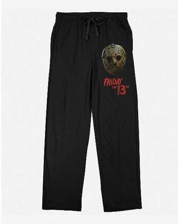 Jason Voorhees Realistic Mask Lounge Pants - Friday the 13th