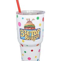 Big Top Burger Travel Mug with Straw 30 oz. - Killer Klowns from Outer Space