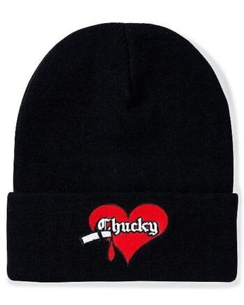 Chucky Heart Patch Cuff Beanie Hat