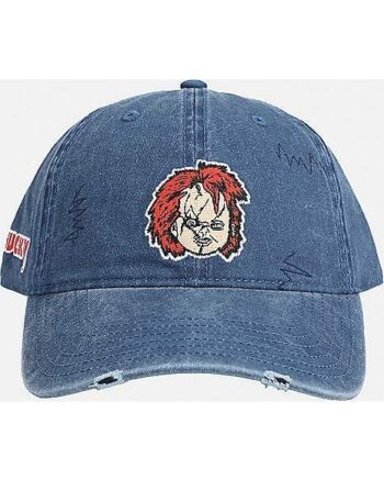 Distressed Blue Chucky Dad Hat