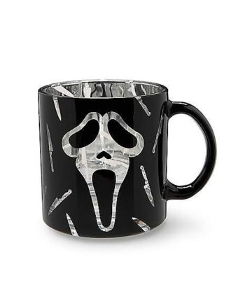 Ghost Face Knife Glass Mug - 20 oz.