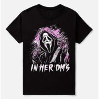 In Her DM's Ghost Face T Shirt