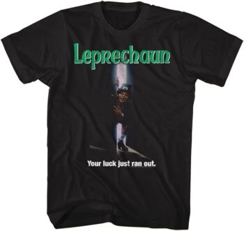 American Classics Leprechaun Movie Your Luck Just Ran Out Adult Short Sleeve T Shirts Graphic Tees