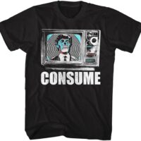 American Classics They Live 80s Movie Alien Consume Adult Short Sleeve T Shirts Graphic Tees