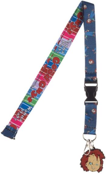 Bioworld Chucky Horror Movie Lanyard and Charm Accessory