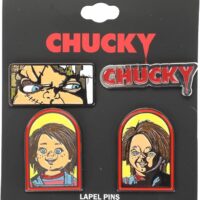 Bioworld Chucky Set of 4 Enamel Pins