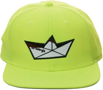 Bioworld IT Horror Movie SS Georgie Paper Boat Neon Yellow Adjustable Hat