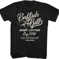 Silence of The Lambs Horror-Thriller Film Body Lotion Black Adult T-Shirt Tee