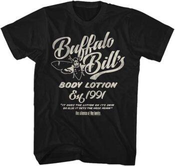 Silence of The Lambs Horror-Thriller Film Body Lotion Black Adult T-Shirt Tee