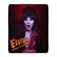 Elvira Mistress of the Dark Fleece Blanket