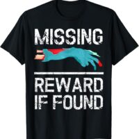 Fun Creepy Zombie Arm Missing Halloween T-Shirt