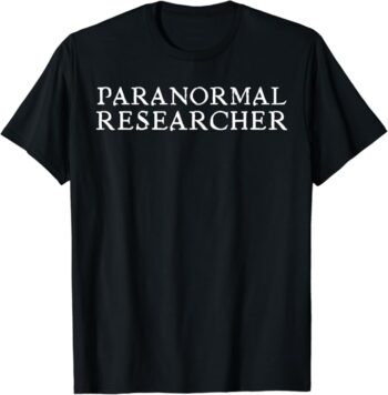 Fun Simple Men Women Paranormal Researcher Hunter Costume T-Shirt