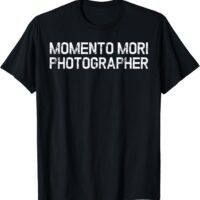 Fun Simple Momento Mori Photographer Halloween T-Shirt