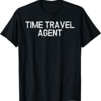 Fun Simple Time Travel Agent Halloween T-Shirt