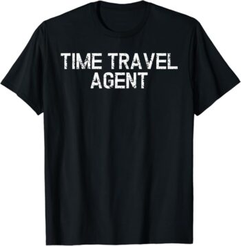 Fun Simple Time Travel Agent Halloween T-Shirt