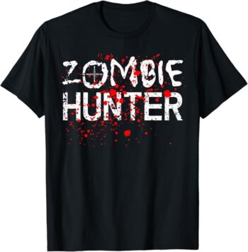 Fun Simple Zombie Hunter Halloween Costume T-Shirt