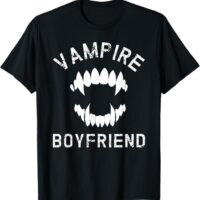 Fun Spooky Halloween Vampire Boyfriend T-Shirt