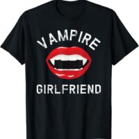 Fun Spooky Halloween Vampire Girlfriend T-Shirt