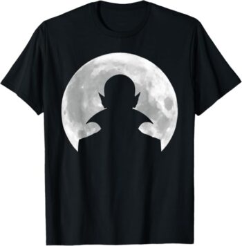 Fun Vampire Full Moon Scary Creepy Spooky Halloween T-Shirt