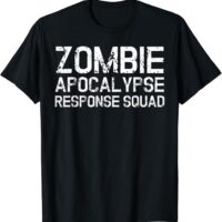 Fun Zombie Apocalypse Response Squad Halloween T-Shirt