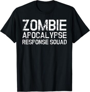 Fun Zombie Apocalypse Response Squad Halloween T-Shirt