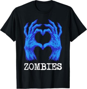 Fun Zombie Heart Lover Halloween T-Shirt