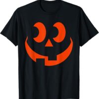 Funny Face Silly Pumpkin Jack O Lantern Halloween T-Shirt