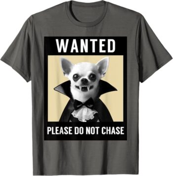 Funny Fun Chihuahua Vampire Spooky Halloween T-Shirt