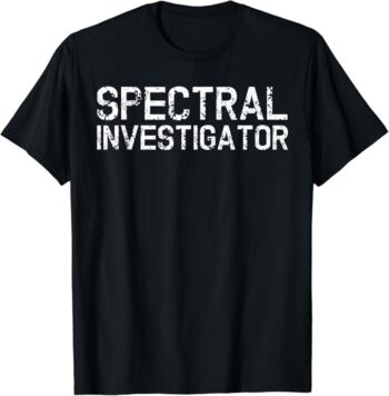 Funny Simple Spectral Investigator Halloween T-Shirt