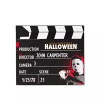 John Carpenter's Halloween Clapperboard Sign