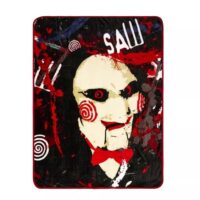 Saw Splatter Fleece Blanket