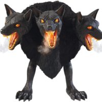 Spirit Halloween 2.5 Ft Cerberus Three Headed Dog Animatronic