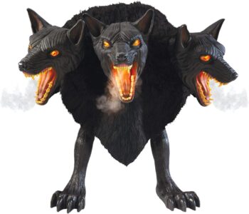 Spirit Halloween 2.5 Ft Cerberus Three Headed Dog Animatronic