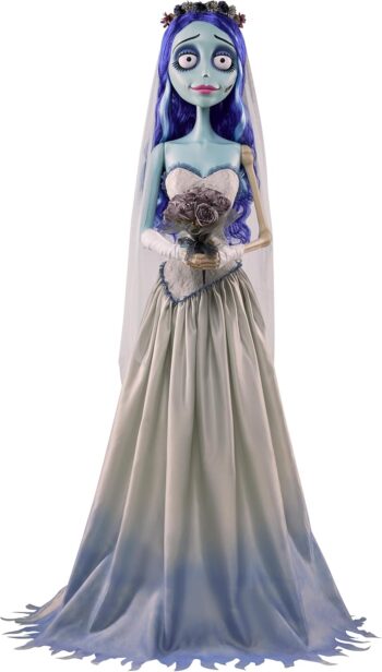 Spirit Halloween Corpse Bride 5.8 Ft Emily Animatronic | Officially Licensed | Decorations | Animated | Halloween Décor