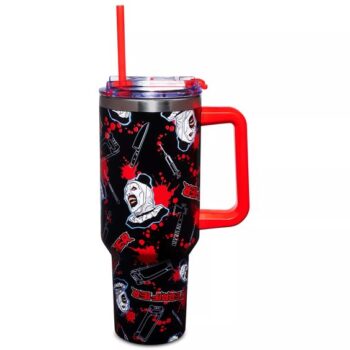 Terrifier Icons Travel Tumbler with Straw - 40 oz.