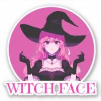 Witch Face Sticker