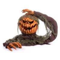 14" Animated Head Popping Pumpkin Ground Breaker Halloween Decoration