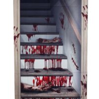 71" Bloody Horror Stairwell Curtain Halloween Decoration