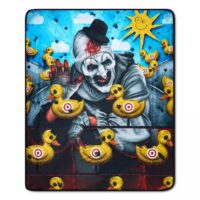 Art the Clown Ducks Fleece Blanket - Terrifier