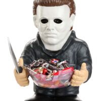 Halloween Michael Myers Candy Bowl Holder Deccoration