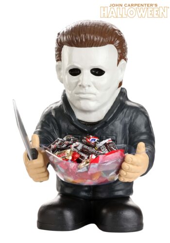 Halloween Michael Myers Candy Bowl Holder Deccoration