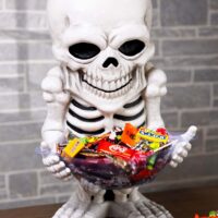 Skeleton-inspired Candy Bowl Holder