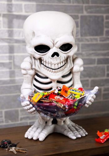 Skeleton-inspired Candy Bowl Holder