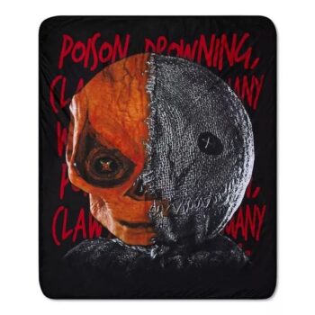 Split Face Sam Fleece Blanket - Trick 'r Treat