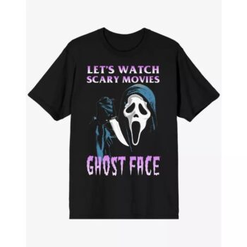 Ghost Face Let's Watch Scary Movies T Shirt