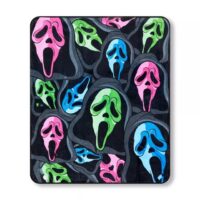 Ghost Face Tricolor Mask Fleece Blanket