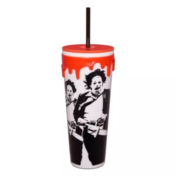 The Texas Chainsaw Massacre Leatherface Blood Drip Cup with Straw - 26 oz.