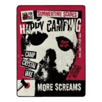 Unhappy Camper Fleece Blanket - Friday the 13th